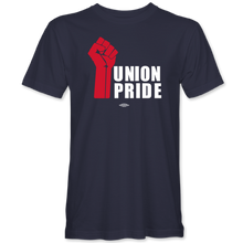Load image into Gallery viewer, "Union Pride Fist" T-shirt (available in black and navy)