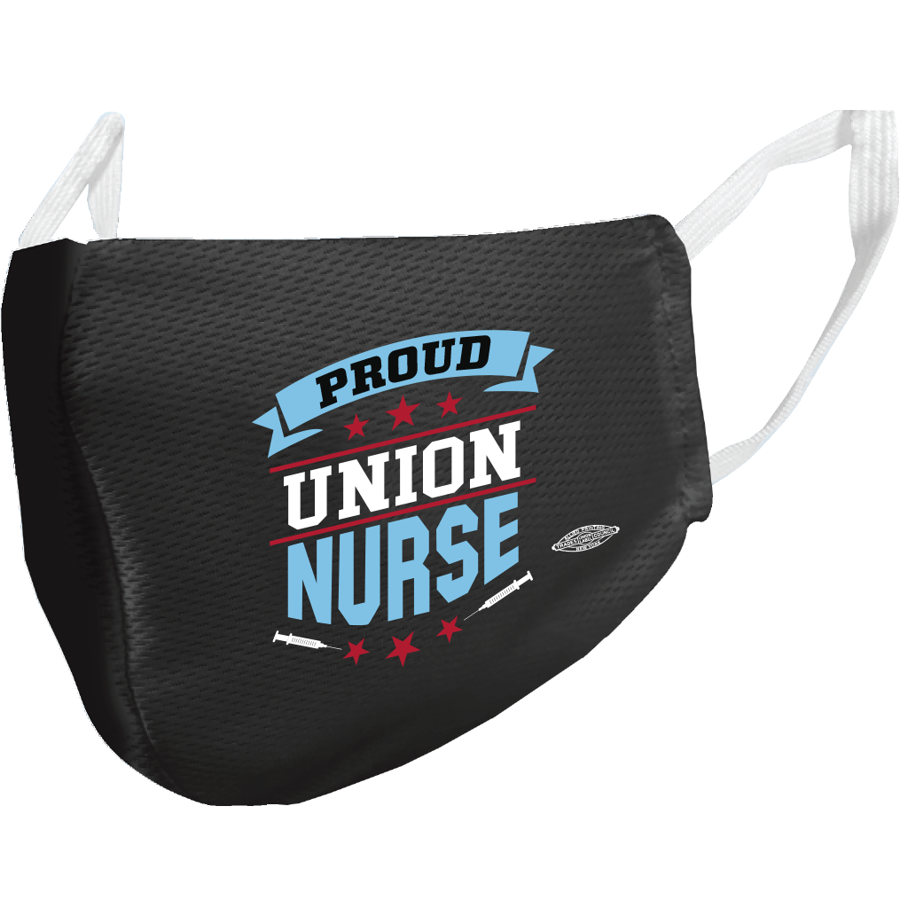 Proud Union Nurse Face Mask