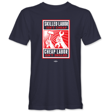 Load image into Gallery viewer, &quot;Skilled Labor_Hammer and Wrench&quot; T-shirt (available in black and navy)
