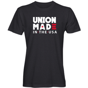 "Union Made in the USA" T-shirt (available in black and navy)