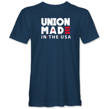 Load image into Gallery viewer, &quot;Union Made in the USA&quot; T-shirt (available in black and navy)
